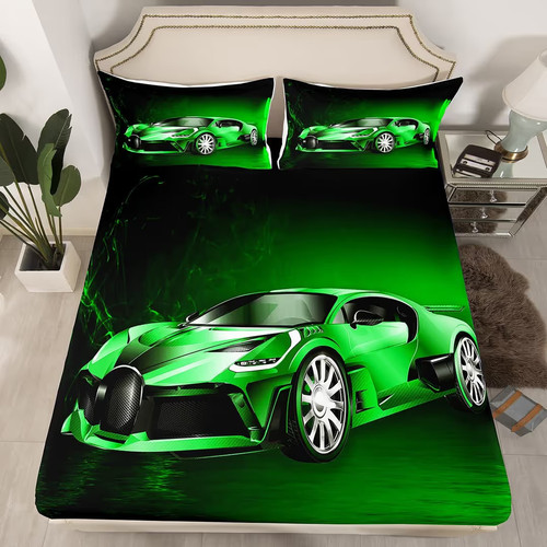 Sports car bed - car, set