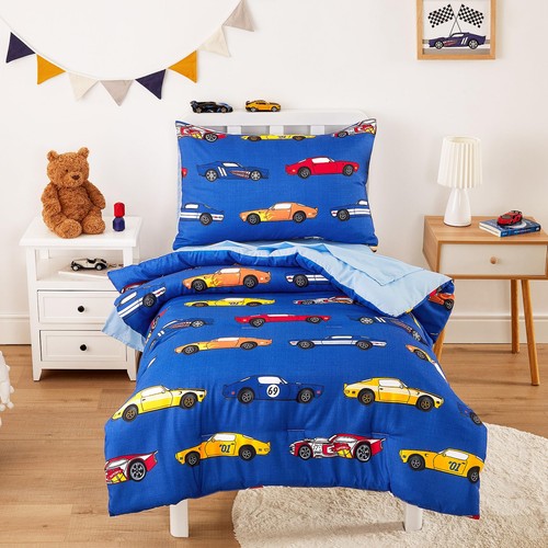 Race car toddler bedding - -,