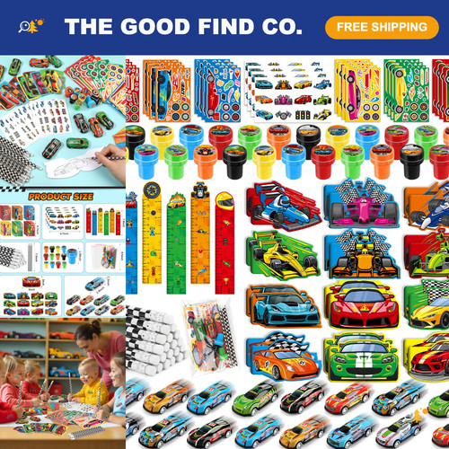 192pcs race car - car, stationery